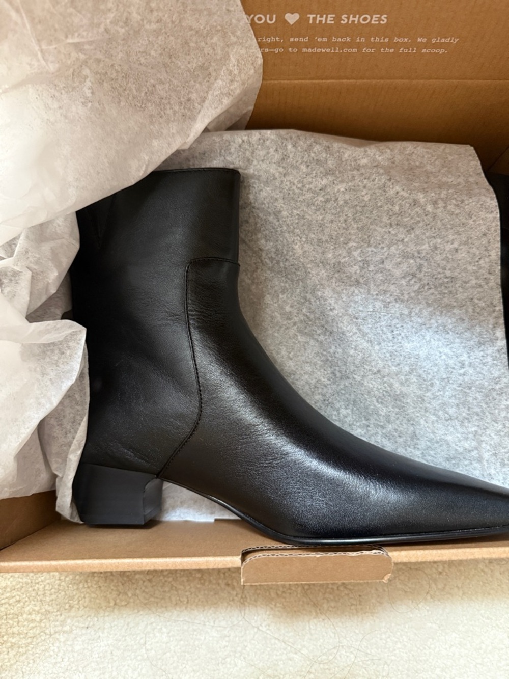Madewell Lexie Ankle Boot - Black - Picture 5 of 5